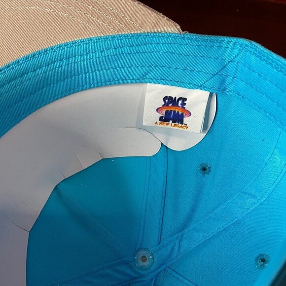 Space Jam Girl's Blue Silver Glitter Twill Cap - One Size - NWT - Picture 4 of 4